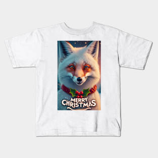 Merry Christmas - Fox Kids T-Shirt